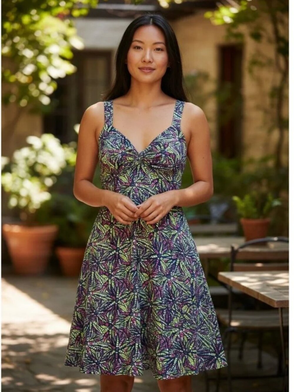 Patagonia Mosaic Design Athleisure Dress Size L